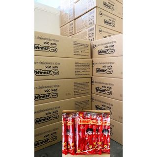 Xúc xích tiệt trùng cp heo winner red thùng 3,5kg