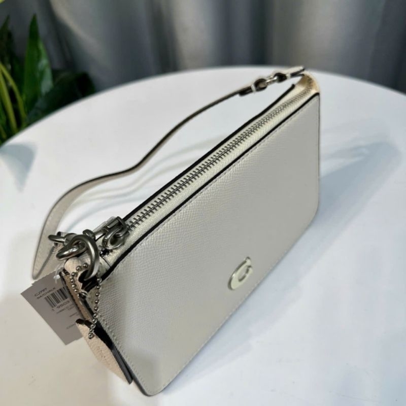 Pouch Bag With Signature Canvas Detail✨kẹp nách sang chảnh