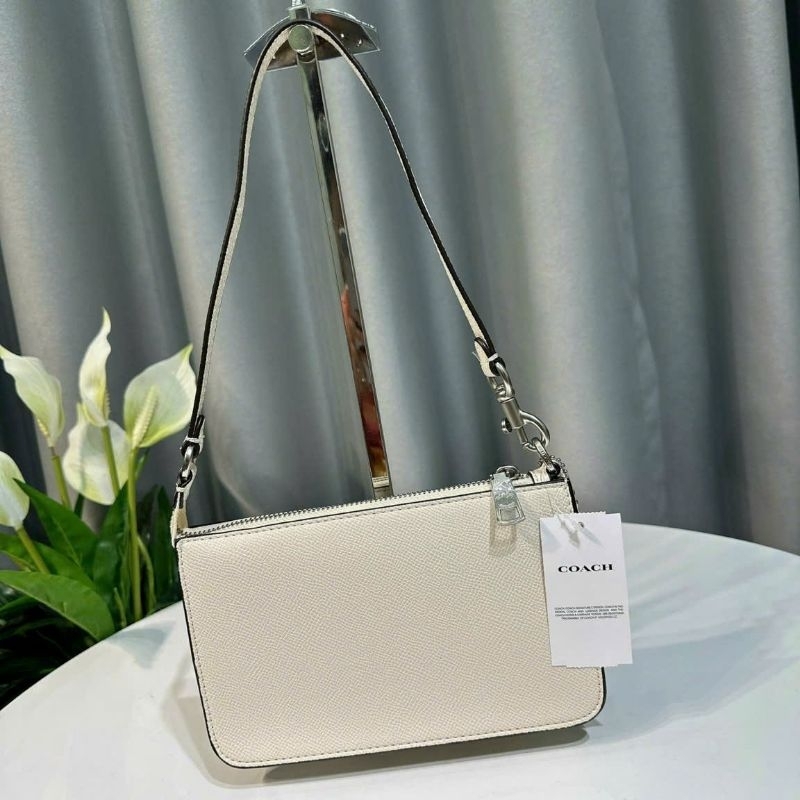 Pouch Bag With Signature Canvas Detail✨kẹp nách sang chảnh