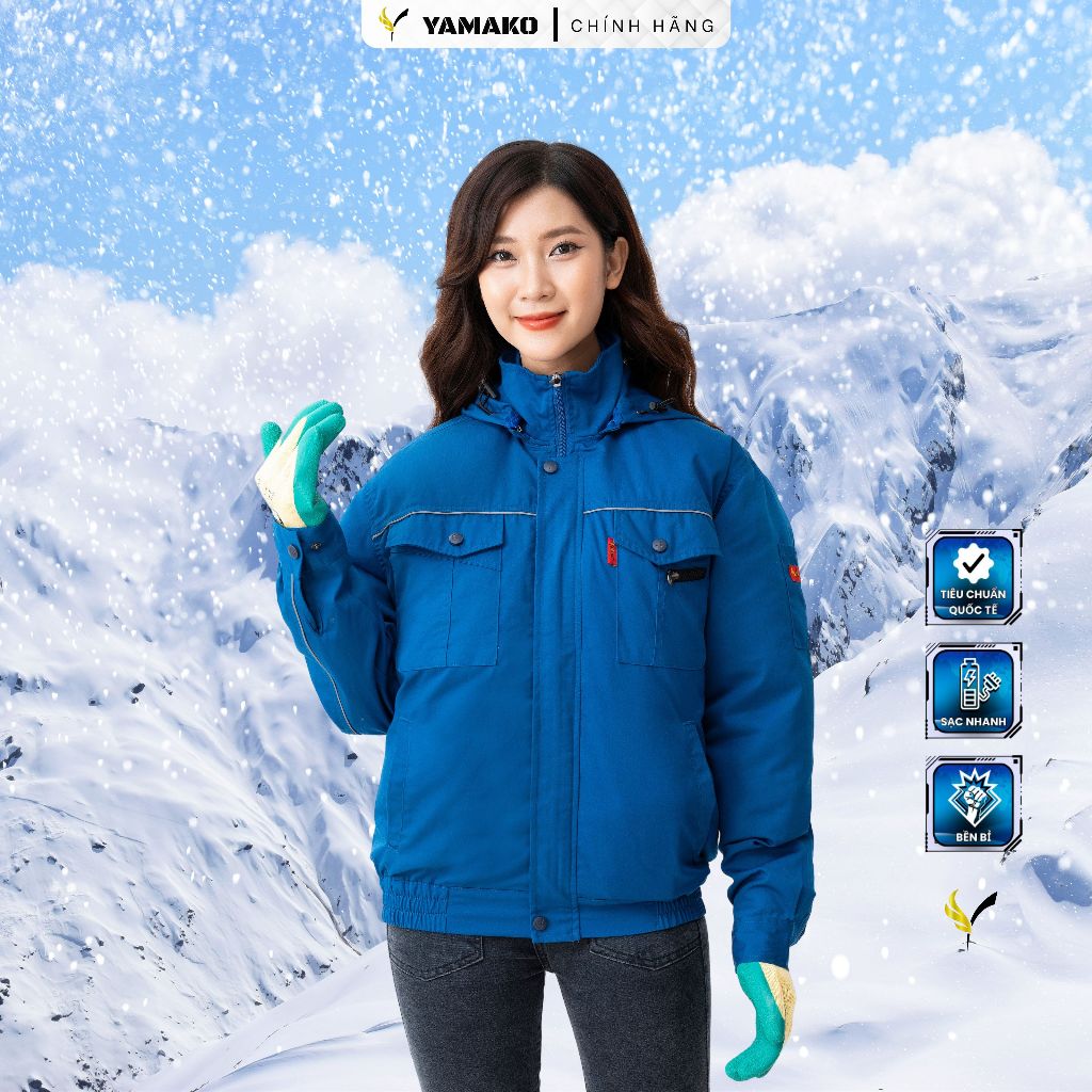 Áo Điều Hòa Nhật Bản YAMAKO, áo quạt điều hoà 9 cánh VUA BẢO HỘ