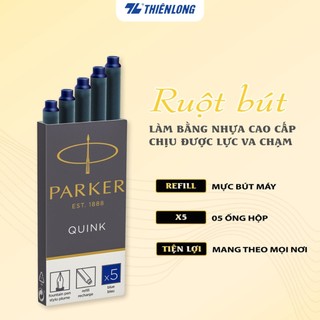Hộp 5 ống mực bút máy cao cấp Quink Parker