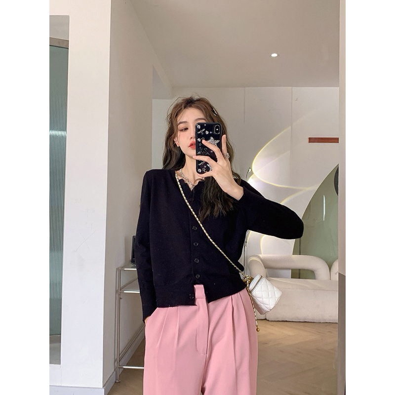 Áo Len Cardigan Basic chất len dày dặn - OSAA DAILY