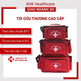 Túi cứu thương size S/M/L màu đỏ bền đẹp chắc chắn đúng chuẩn bộ y tế