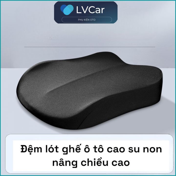 Đệm CAO SU NON lót nâng chiều cao cải thiện tầm nhìn khi lái xe phù hợp cho ghế xe hơi, ghế văn phòng chất liệu cao cấp