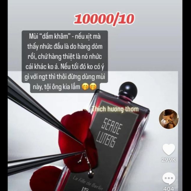 Mẫu thử nước hoa Unisex Seage Lutens La Fille De Berlin