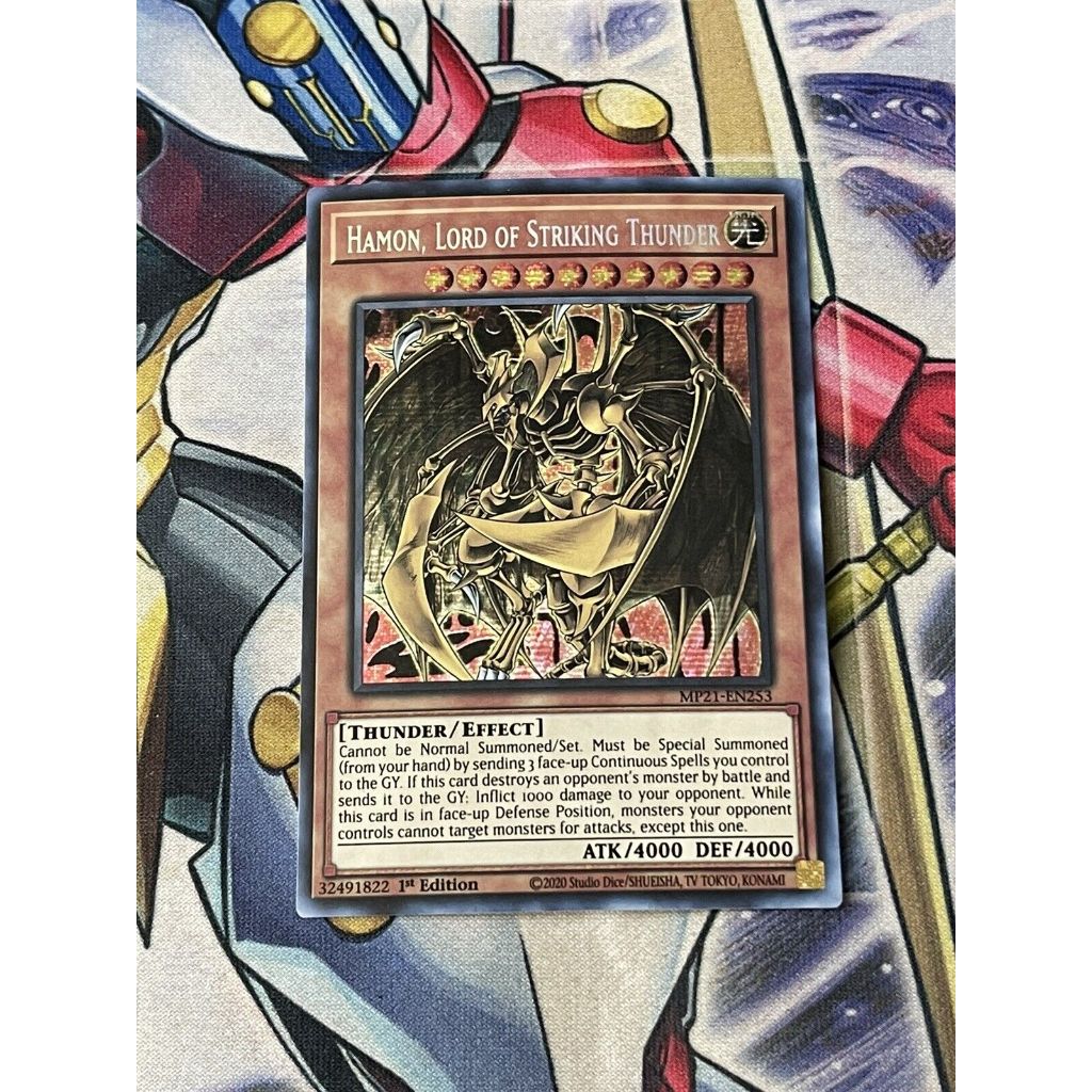 Lá bài thẻ bài Yugioh Combo Vị Thần Uria Hamon Raviel - prismatic secret Rare - Tặng bọc bài nhựa bảo quản