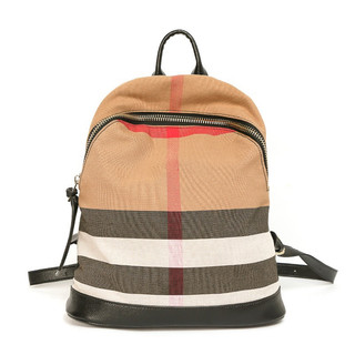 Balo hoạ tiết BBR size 36 chất vải canvas chống thấm nước đi học đi làm order Taobao
