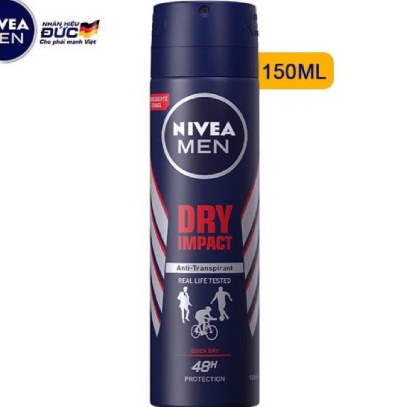 Xịt Ngăn Mùi NIVEA Men 150ML
