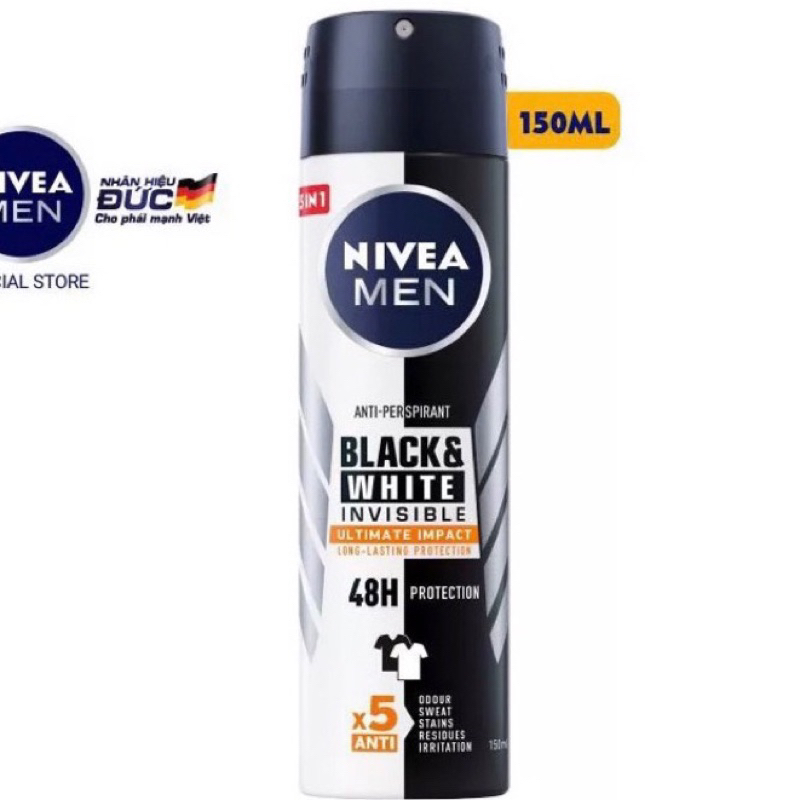 Xịt Ngăn Mùi NIVEA Men 150ML