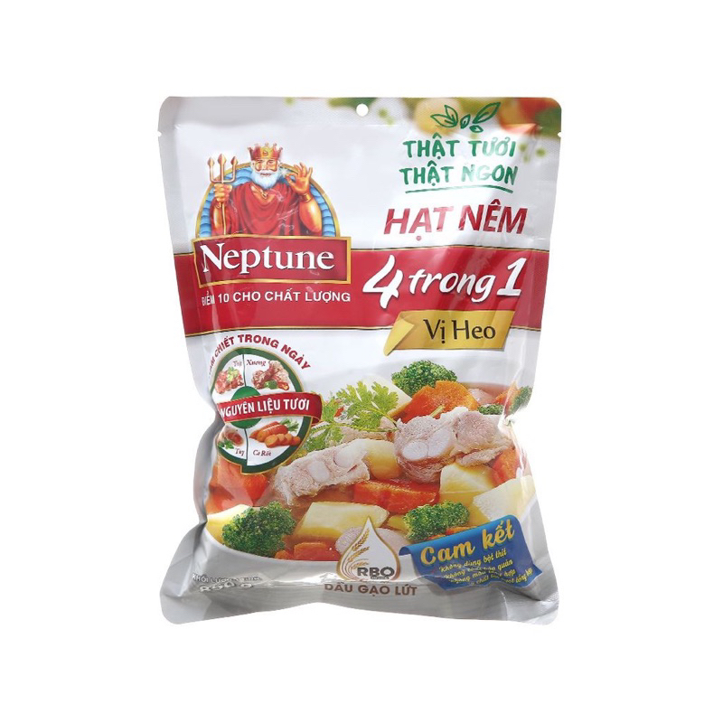Hạt Nêm Neptune 4 Trong 1 Vị Heo Túi 850gr