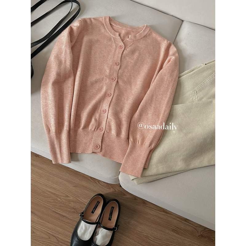 Áo Len Cardigan Basic chất len dày dặn - OSAA DAILY