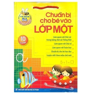 Sách: Combo Chuẩn Bị Cho Bé Vào Lớp 1 (Túi 10 Cuốn)