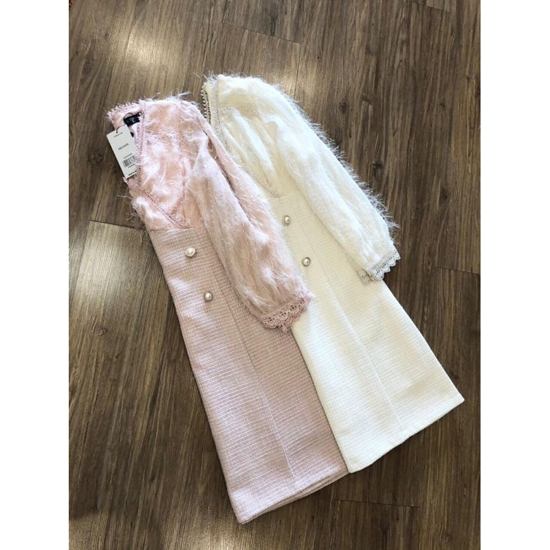 ĐẦM TWEED DÁNG A