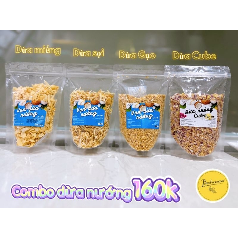 COMBO VỤN DỪA NƯỚNG (Gói 200g)