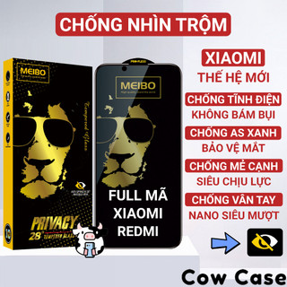Cường lực chống nhìn trộm Redmi 13C/12C Note 13/12/11/10/10C/9S/9/9A/9C/9T/8/7/C40/11T/10S/X3/A1/K20 5G PRO XIAOMI