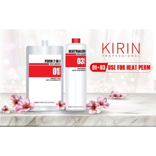 Duỗi Uốn 2in1 hương thơm cao cấp Kirin 1000ml