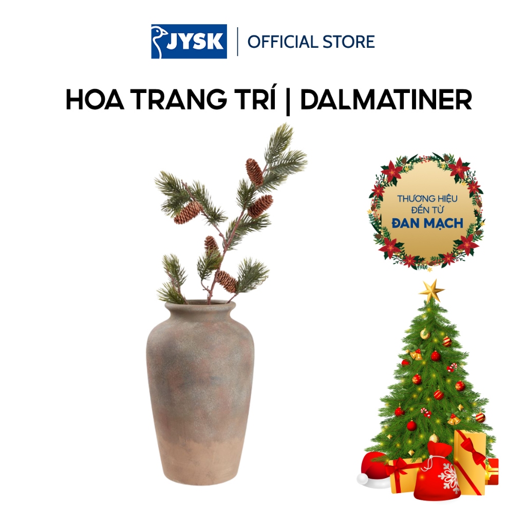 Hoa trang trí | JYSK Dalmatiner | nhựa/thông | xanh lá | R5xD87xC5cm