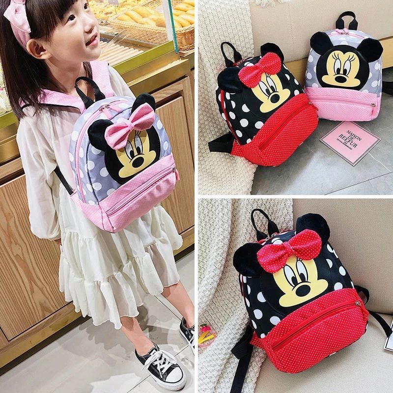 Balo chuột Mickey Siêu Đáng Yêu Cho Bé Đi Học Mầm Non Mẫu Giáo