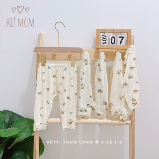 Sét 5 Quần Dài Hoạ Tiết Milk Chất Thun Lạnh Đáp Đũng Mềm Mát Cho Bé