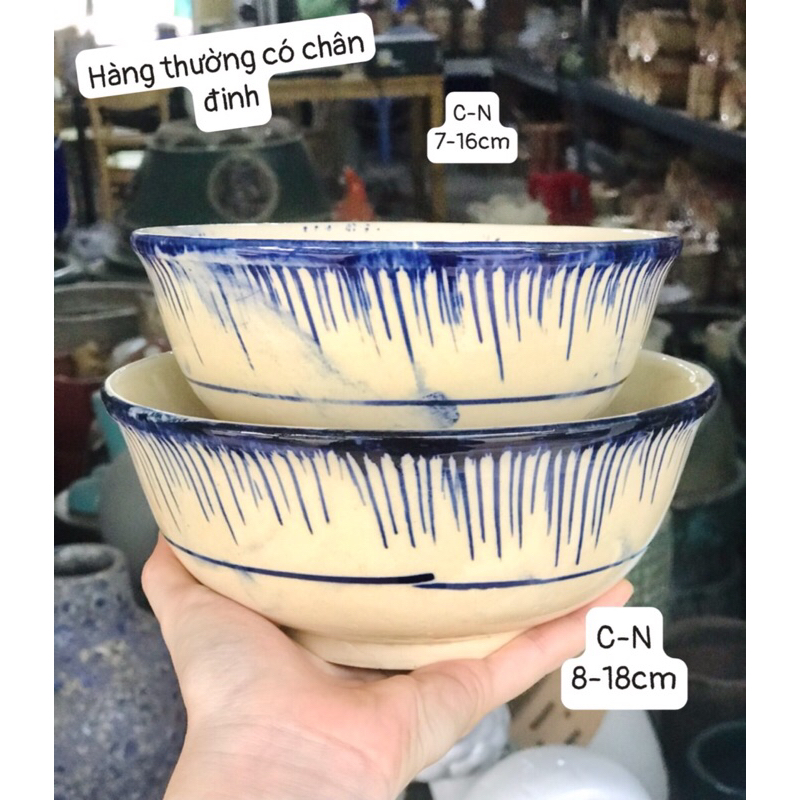 Tô gà, cá , chỉ, phếch thường 18cm, 16cm, 14cm