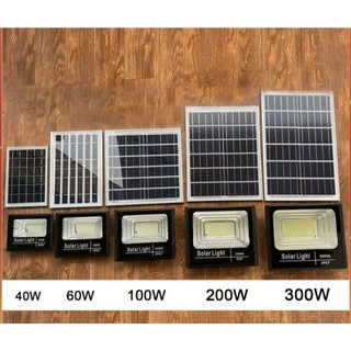 Đèn pha năng lượng mặt trời solar light IP67 40w 60w 100w 200w 300w 500w