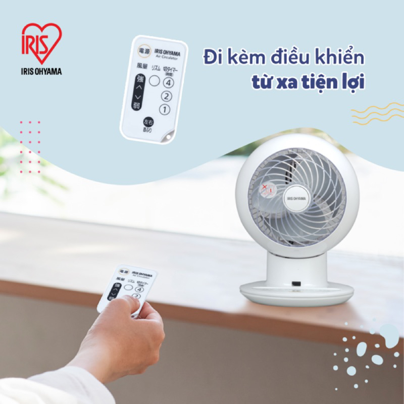 Quạt đối lưu không khí PCF-SC15C  Iris Ohyama, BH 12 tháng