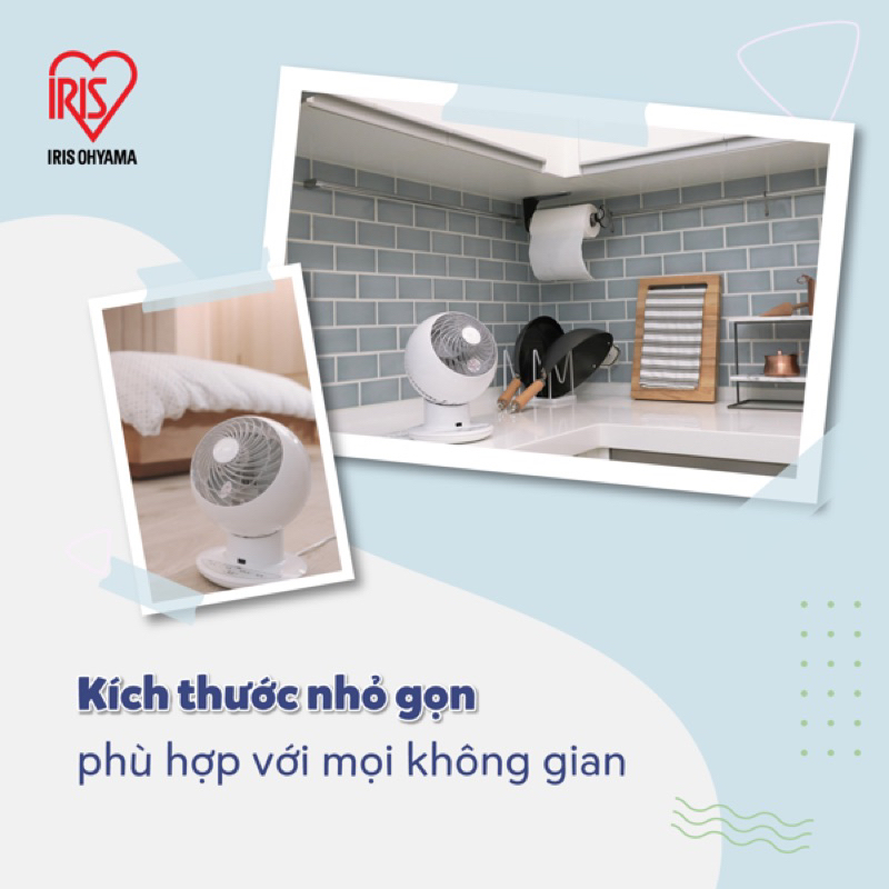 Quạt đối lưu không khí PCF-SC15C  Iris Ohyama, BH 12 tháng