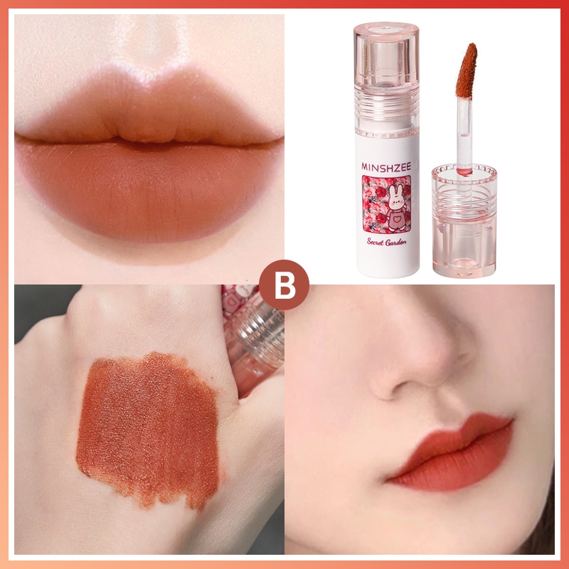 💄Son kem MINSHZEE nhung lì mềm mịn - Son môi lâu trôi, tôn da dễ dàng sử dụng quyến rũ Lynnary