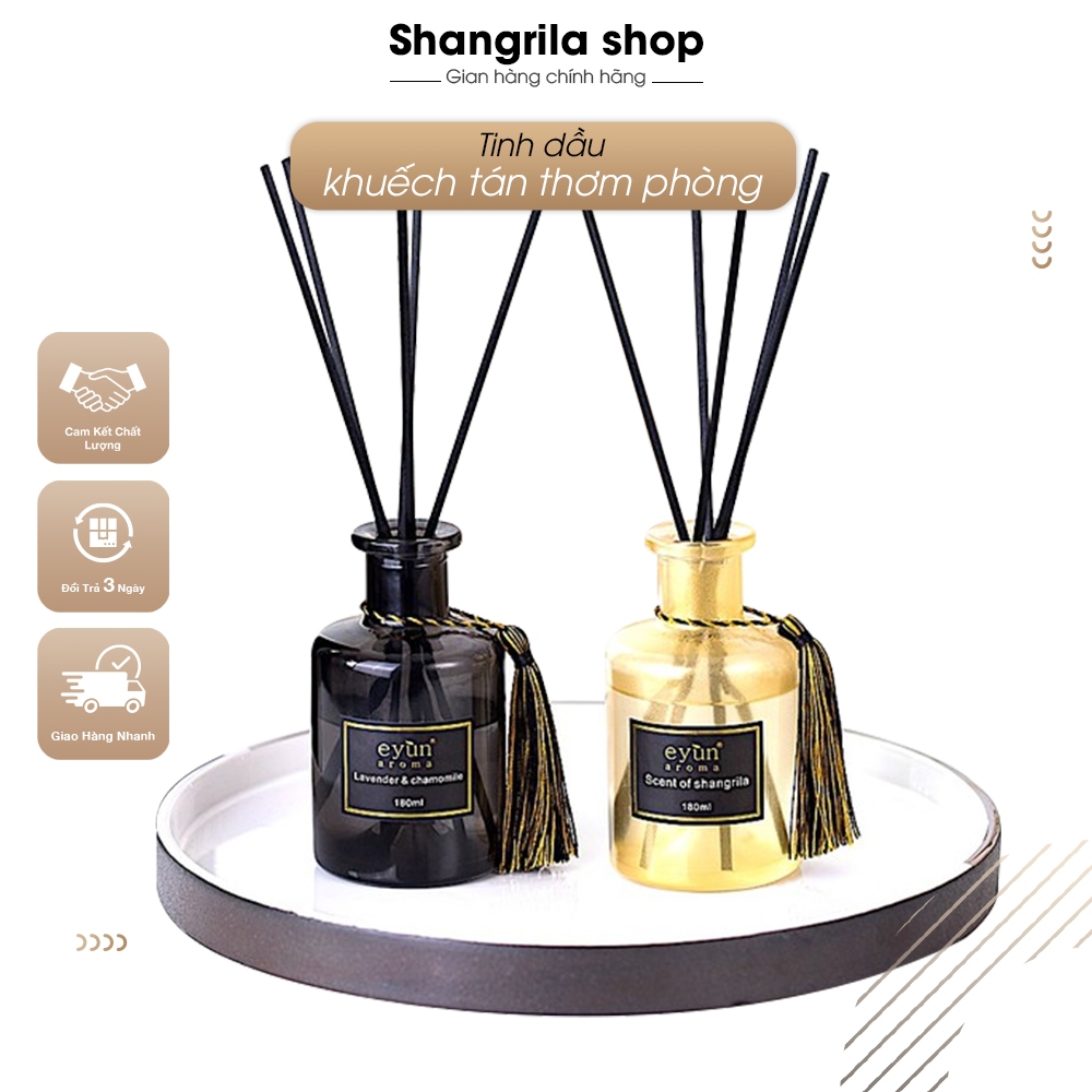 COMBO 3B: 3 chai 180ml, TẶNG 1 chai thơm xe hoặc thơm phòng cao cấp - Tinh dầu khuếch tán thơm phòng, Shangrila Shop