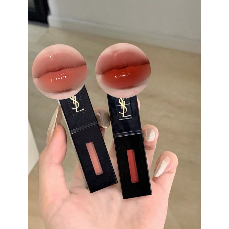 Son Kem YSL Vinyl Cream Lip Stain 416, 420 Fullbox