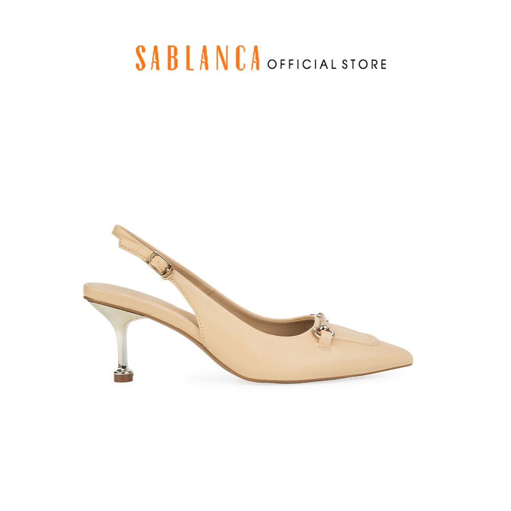 Giày cao gót slingback mũi nhọn SABLANCA BN0164