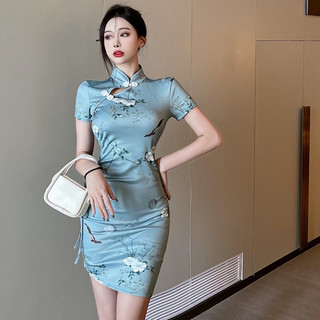 Sườn xám cách tân mẫu mới 157