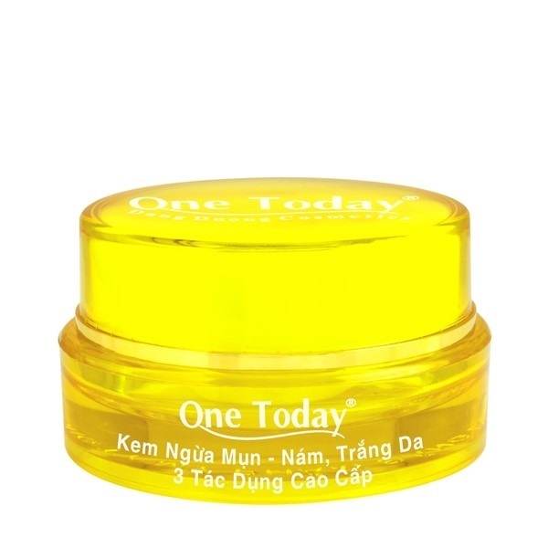 Kem ngừa mụn nám trắng da 3 tác dụng one today 15g chính hãng