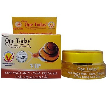Kem ngừa mụn nám trắng da 3 tác dụng one today 15g chính hãng