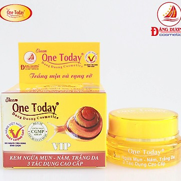 Kem ngừa mụn nám trắng da 3 tác dụng one today 15g chính hãng