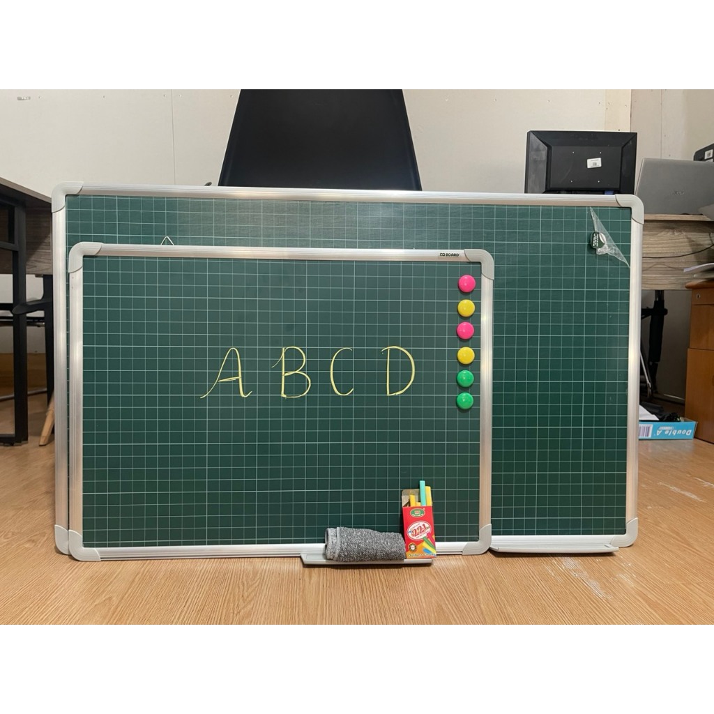 Bảng Từ Xanh Viết Phấn Kẻ Ô Ly Hàn Quốc Dùng Để Luyện Chữ