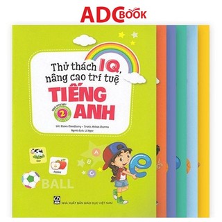 Bộ sách - Thử thách IQ, Nâng cao trí tuệ (6 cuốn) - Phát triển tư duy cho bé