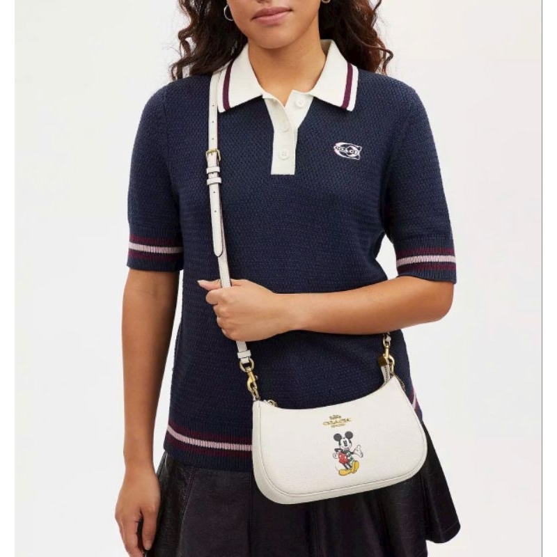 Túi Disney X Coach Teri Shoulder Bag With Mickey Mouse