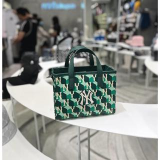 [XẢ HÀNG] Túi MLB Cube Monogram Small Tote Bag 3AORS022N