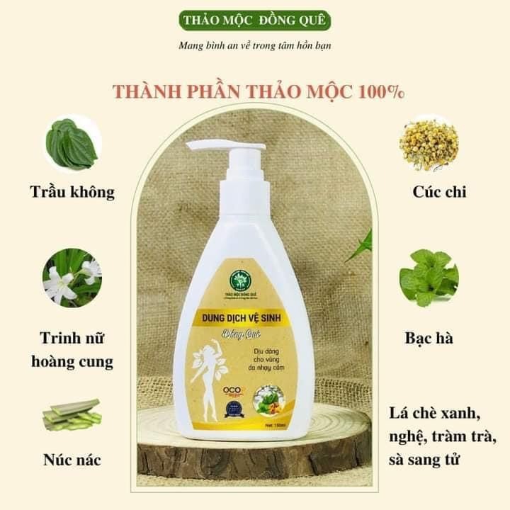 Dung Dịch Vệ Sinh Phụ Nữ Trầu Không Giảm Nấm Ngứa