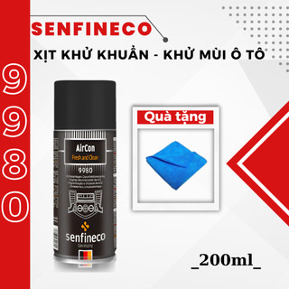   Senfineco 9980  Chai Xịt Khử Mùi - Khử Trùng Tiệt Khuẩn Không Gian Nội Thất Ô Tô Hiệu Quả Nhập Khẩu Từ Đức 
