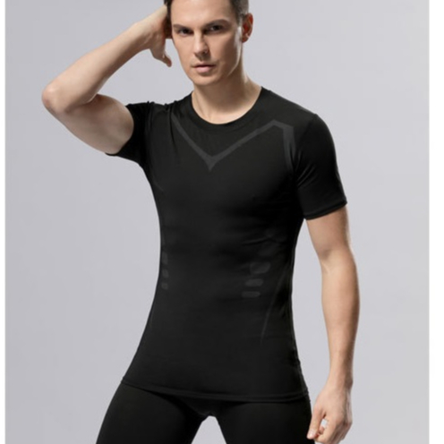 Áo giữ nhiệt, áo thể thao nam, áo tập GYM nam loại đẹp TOP MENSWEAR họa tiết 2 mặt