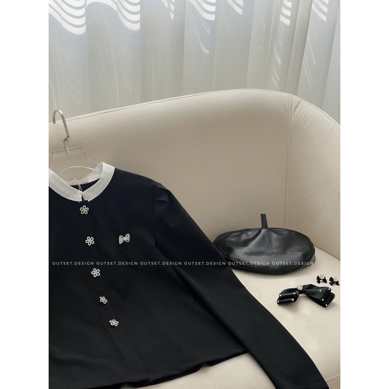 OUTSET - Áo Amanda cổ tàu