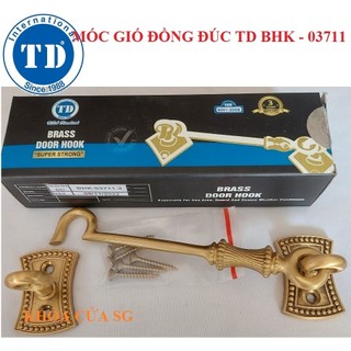 Móc gió cửa đồng đúc td bhk-03711 hoa văn - sang trọng siêu đẹp