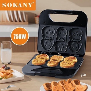 MÁY KẸP BÁNH 6Ô CÁC HÌNH CON THÚ HÀNG SOKANY