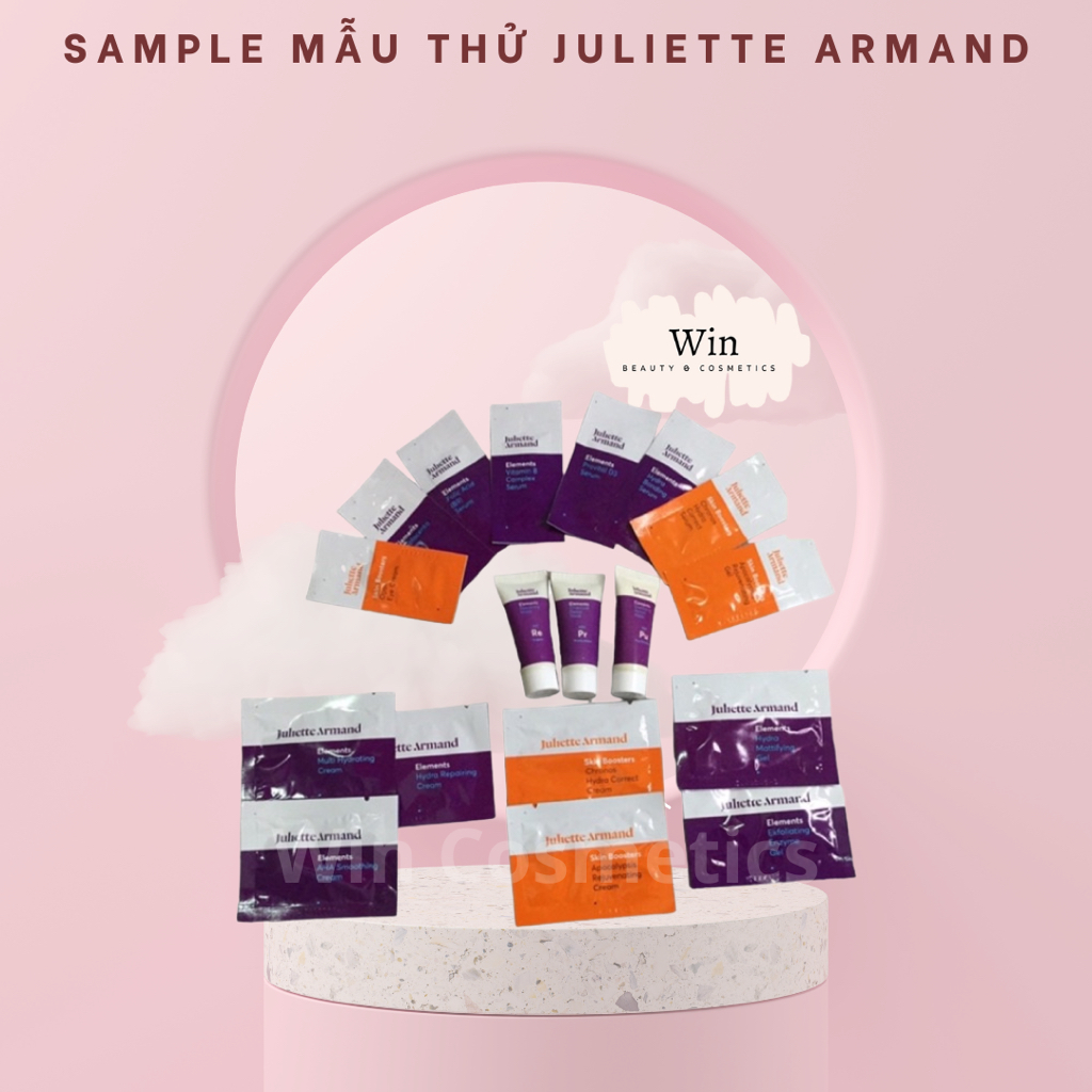 Sample Juliette Armand - Tổng hợp các mẫu thử Juliette Armand các loại