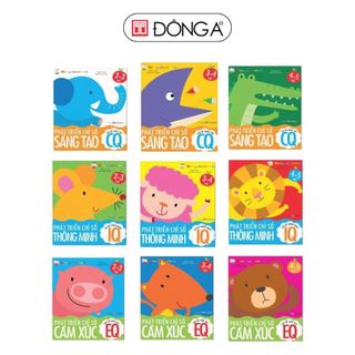 Bộ Miếng Dán Thần Kì - Phát Triển Chỉ Số IQ - CQ - EQ Cho Trẻ Từ 2-5 Tuổi - Tái bản 2022 (Cuốn Lẻ và Combo) - Đông A