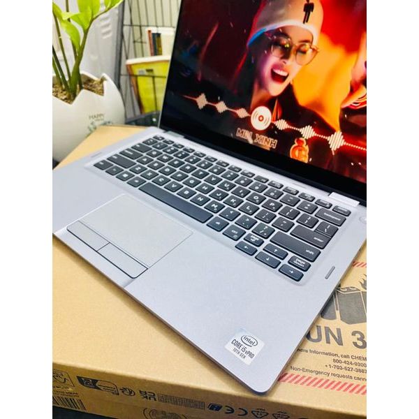 Máy Tính Bảng DELL 5310 2in1 xoay gập 360 độ | Bản 32GB RAM - LAPTOP SINH VIÊN Mở máy bằng Face ID, Đen, SL: 1