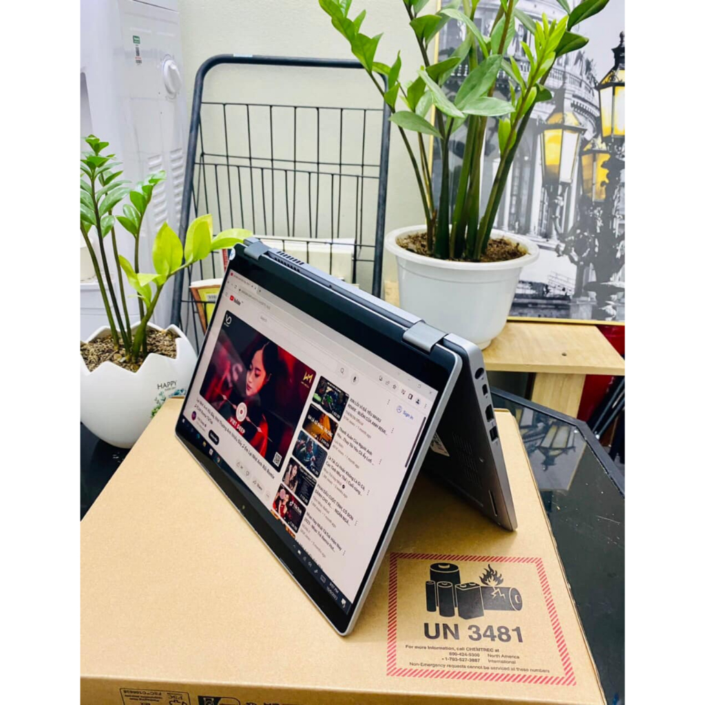 Máy Tính Bảng DELL 5310 2in1 xoay gập 360 độ | Bản 32GB RAM - LAPTOP SINH VIÊN Mở máy bằng Face ID, Đen, SL: 1