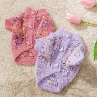 Hàng mới cardigan len dệt kim siêu đẹp dành cho chó mèo